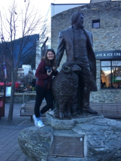 Me and William Gilbert Rees (founder of Queenstown)